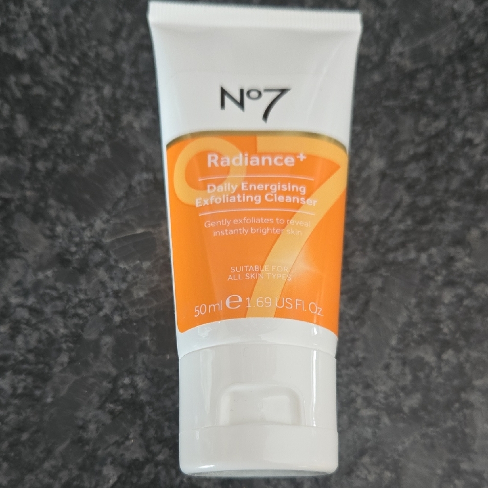 No7 Radiance+ Daily Energising Exfoliating 1.69 fl. oz Facial Cleanser